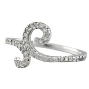 0.40 Carat 14K White Gold Diamond Ring - Fashion Strada