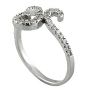 0.40 Carat 14K White Gold Diamond Ring - Fashion Strada