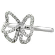 0.54 Carat 14K White Gold Diamond Ring - Fashion Strada