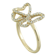 0.54 Carat 14K Yellow Gold Diamond Ring - Fashion Strada