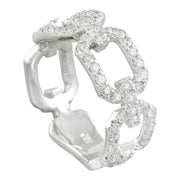 1.40 Carat Diamond 14K White Gold Ring - Fashion Strada