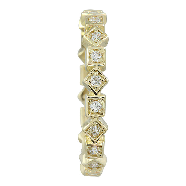 0.30 Carat Diamond 14K Yellow Gold Ring - Fashion Strada