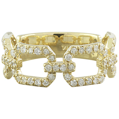 0.65 Carat Diamond 14K Yellow Gold Ring - Fashion Strada