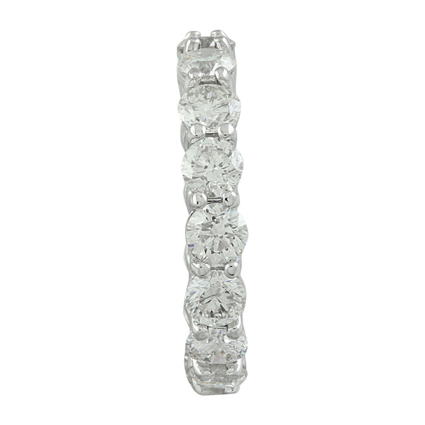 4.90 Carat Diamond 14K White Gold Eternity Ring Band - Fashion Strada