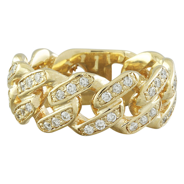 0.55 Carat Diamond 14K Yellow Gold Ring - Fashion Strada