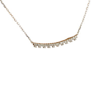 0.35 Carat Diamond 14K White Gold Necklace - Fashion Strada