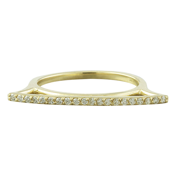 0.45 Carat Diamond 14K Yellow Gold Ring - Fashion Strada