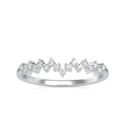 0.11 Carat Diamond 14K White Gold Ring - Fashion Strada