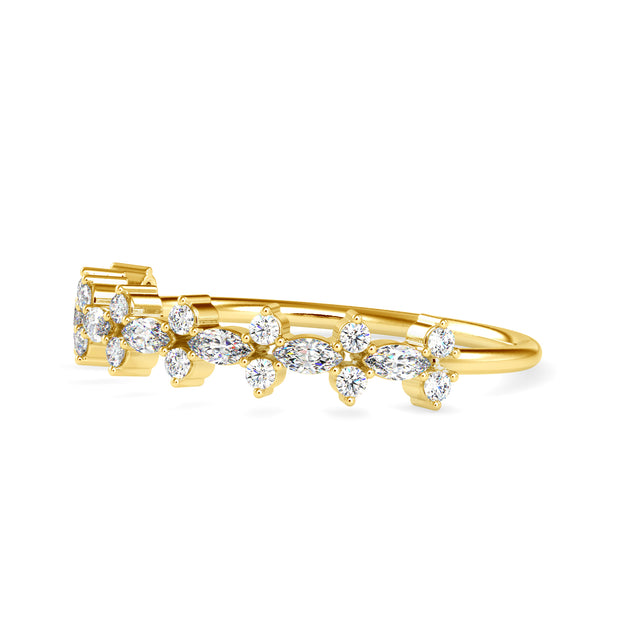 0.28 Carat Diamond 14K Yellow Gold Ring - Fashion Strada