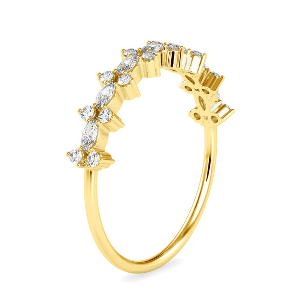 0.28 Carat Diamond 14K Yellow Gold Ring - Fashion Strada