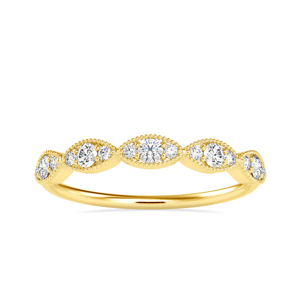 0.28 Carat Diamond 14K Yellow Gold Ring - Fashion Strada