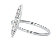 0.16 Carat Diamond 14K White Gold Ring - Fashion Strada