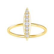 0.16 Carat Diamond 14K Yellow Gold Ring - Fashion Strada