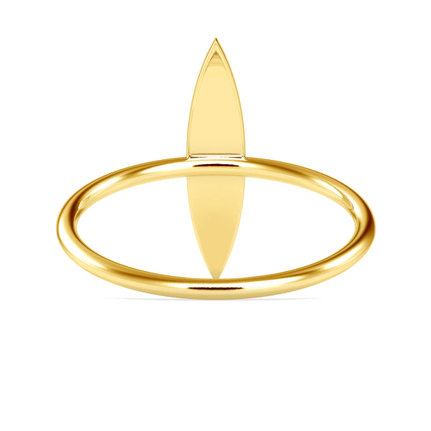 0.16 Carat Diamond 14K Yellow Gold Ring - Fashion Strada