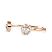 0.14 Carat Diamond 14K Rose Gold Ring - Fashion Strada