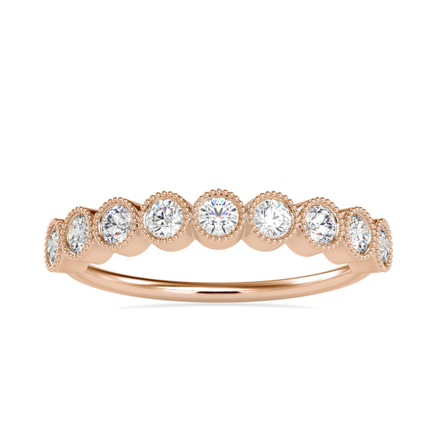 0.47 Carat Diamond 14K Rose Gold Ring - Fashion Strada