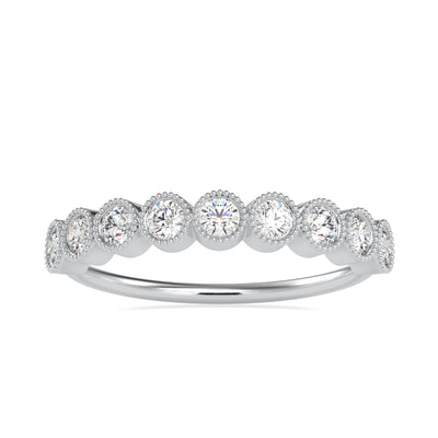 0.47 Carat Diamond 14K White Gold Ring - Fashion Strada