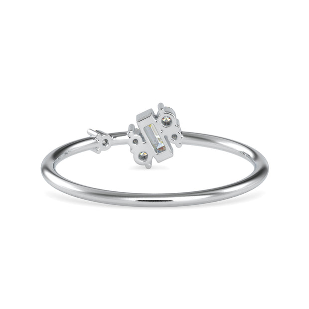 0.11 Carat Diamond 14K White Gold Ring - Fashion Strada