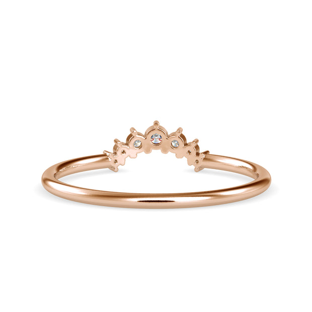 0.09 Carat Diamond 14K Rose Gold Ring - Fashion Strada