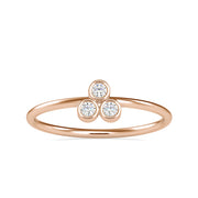 0.09 Carat Diamond 14K Rose Gold Ring - Fashion Strada