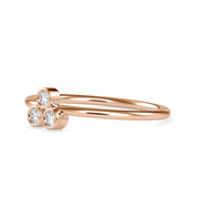 0.09 Carat Diamond 14K Rose Gold Ring - Fashion Strada