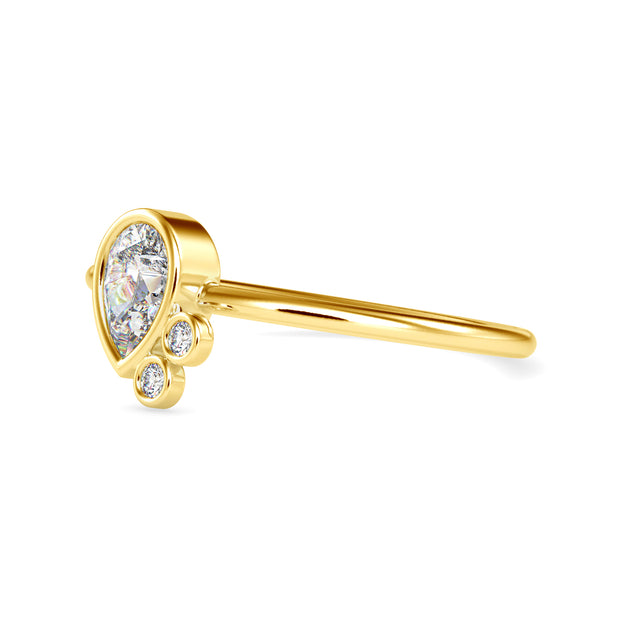 0.37 Carat Diamond 14K Yellow Gold Ring - Fashion Strada