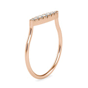 0.15 Carat Diamond 14K Rose Gold Ring - Fashion Strada