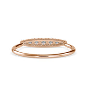 0.15 Carat Diamond 14K Rose Gold Ring - Fashion Strada