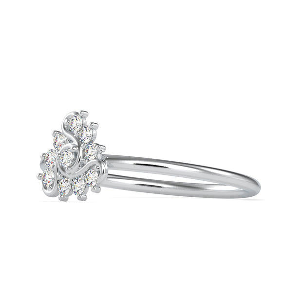 0.15 Carat Diamond 14K White Gold Ring - Fashion Strada