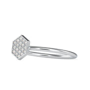 0.12 Carat Diamond 14K White Gold Ring - Fashion Strada