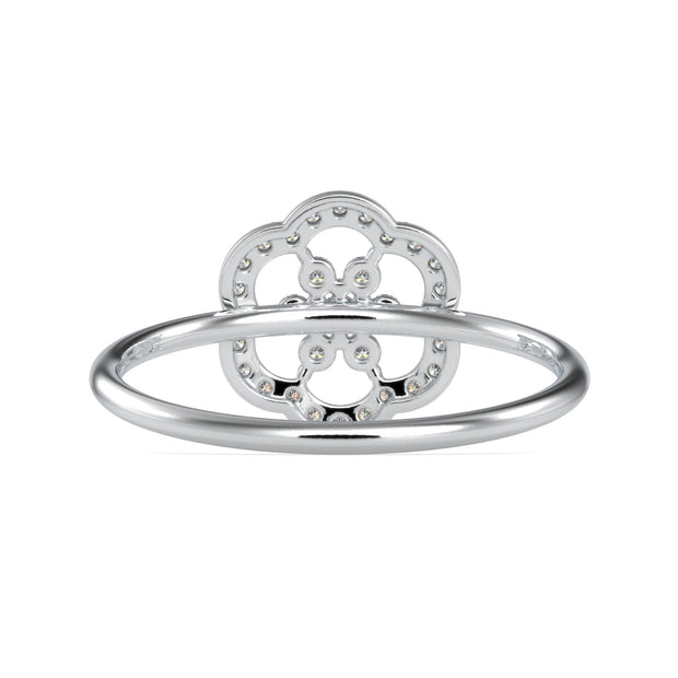 0.21 Carat Diamond 14K White Gold Ring - Fashion Strada