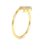 0.10 Carat Diamond 14K Yellow Gold Ring - Fashion Strada