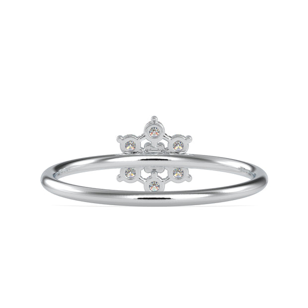 0.16 Carat Diamond 14K White Gold Ring - Fashion Strada