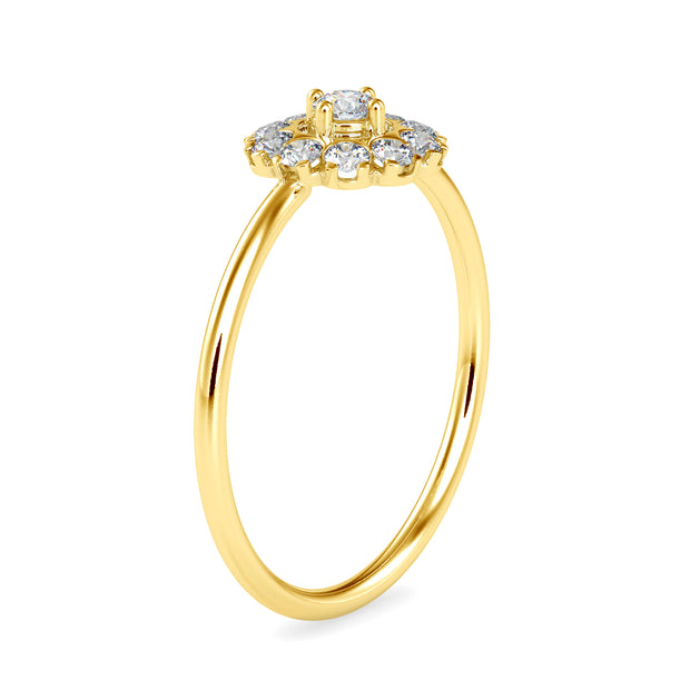 0.24 Carat Diamond 14K Yellow Gold Ring - Fashion Strada