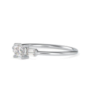 0.34 Carat Diamond 14K White Gold Ring - Fashion Strada