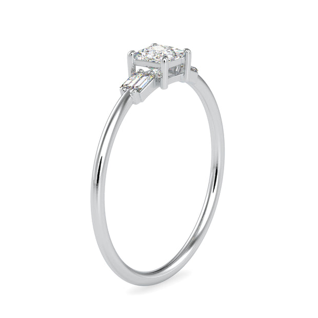 0.34 Carat Diamond 14K White Gold Ring - Fashion Strada