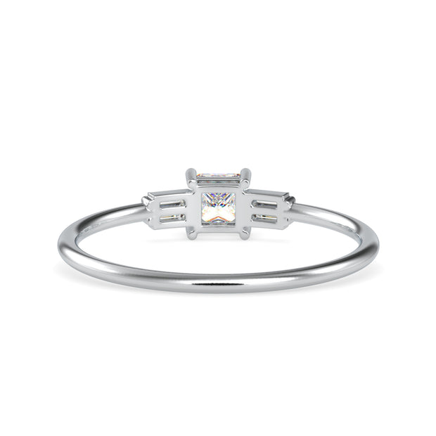 0.34 Carat Diamond 14K White Gold Ring - Fashion Strada