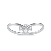 0.10 Carat Diamond 14K White Gold Ring - Fashion Strada