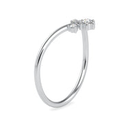 0.10 Carat Diamond 14K White Gold Ring - Fashion Strada