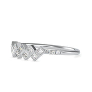 0.22 Carat Diamond 14K White Gold Ring - Fashion Strada