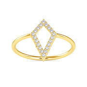 0.10 Carat Diamond 14K Yellow Gold Ring - Fashion Strada