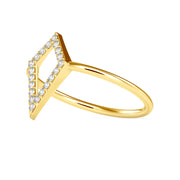 0.10 Carat Diamond 14K Yellow Gold Ring - Fashion Strada