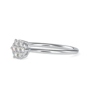 0.09 Carat Diamond 14K White Gold Ring - Fashion Strada