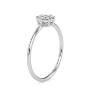 0.09 Carat Diamond 14K White Gold Ring - Fashion Strada