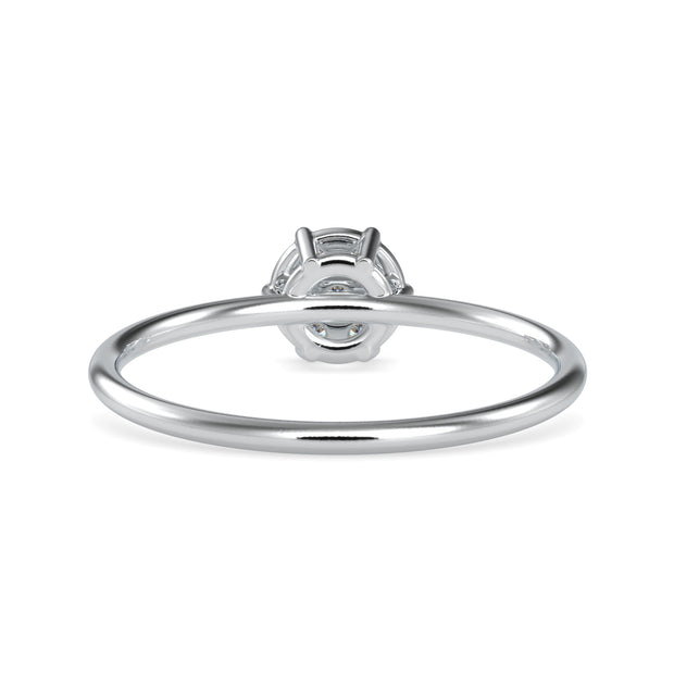 0.09 Carat Diamond 14K White Gold Ring - Fashion Strada