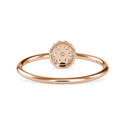 0.11 Carat Diamond 14K Rose Gold Ring - Fashion Strada