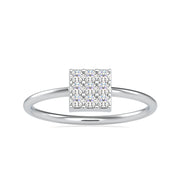 0.17 Carat Diamond 14K White Gold Ring - Fashion Strada