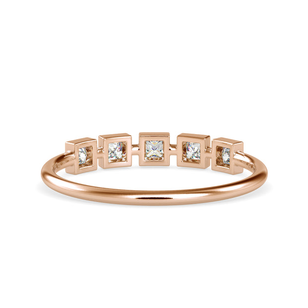 0.23 Carat Diamond 14K Rose Gold Ring - Fashion Strada