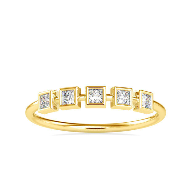 0.23 Carat Diamond 14K Yellow Gold Ring - Fashion Strada