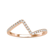 0.13 Carat Diamond 14K Rose Gold Ring - Fashion Strada